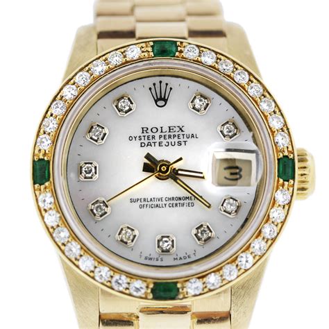 replica ladies emerald rolex|who buys rolex watches.